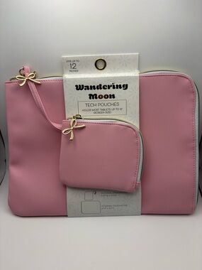 Wandering Moon Pink Tech Tablet Case Set